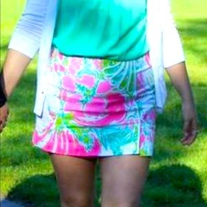 Lilly Pulitzer Mini Skirt with shorts